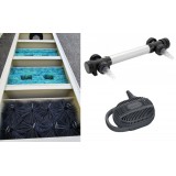 Bassin de jardin : KIT CHAMBRE GARDA POWER 4 chambres (15-18M3 KOI), Kit filtre multi-chambres