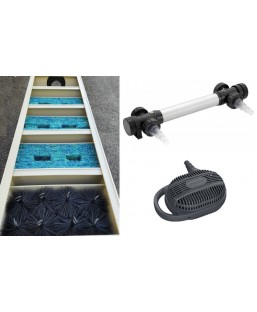 Bassin de jardin : KIT CHAMBRE GARDA POWER 5 chambres (22-25M3 KOI), Kit filtre multi-chambres