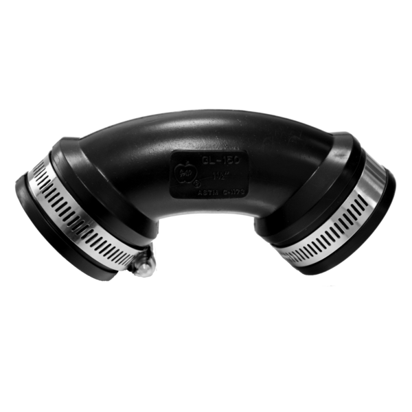 Bassin de jardin : COUDE FLEXIBLE EPDM 75MM, Raccords flexibles EPDM