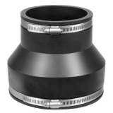 Bassin de jardin : MANCHON REDUCTION FLEXIBLE EPDM 110X75 MM, Raccords flexibles EPDM