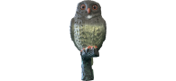 Bassin de jardin : SF DECO BIRD PETIT HIBOU (26x12x12cm), Figurines