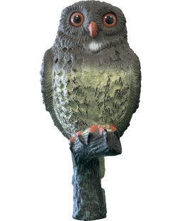 Bassin de jardin : SF DECO BIRD PETIT HIBOU (26x12x12cm), Figurines