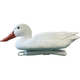 Bassin de jardin : SF DECO BIRD CANARD BLANC(16x15x38cm), Figurines