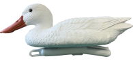 Bassin de jardin : SF DECO BIRD CANARD BLANC(16x15x38cm), Figurines