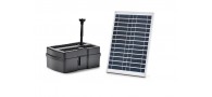Bassin de jardin : Pontec PondoRell 1500 UVC Solar, Pompe de bassin PONTEC