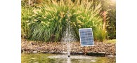 Bassin de jardin : Pontec PondoRell 1500 UVC Solar, Pompe de bassin PONTEC
