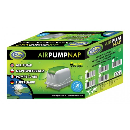 Pompe à Air 402 Aérateur De Bassin SunSun - Oxygénation Aquarium Et Bassin, Silencieuse Et Efficace