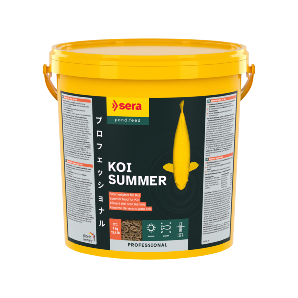 Bassin de jardin : SERA KOI Professional été 7KG, Nourriture Serapond