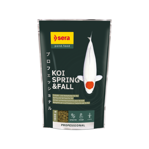 Bassin de jardin : SERA KOI Professional printemps/ automne 1 KG, Nourriture Serapond