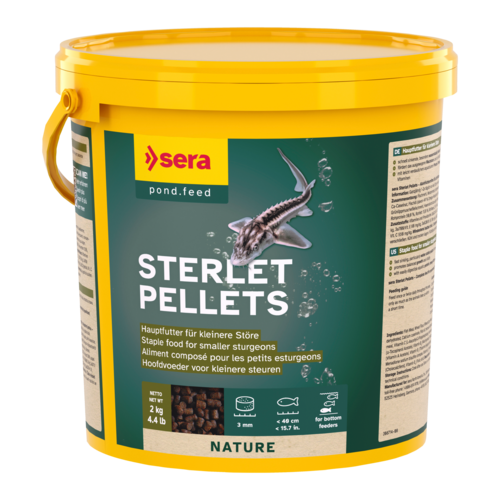 Bassin de jardin : SERA pond esturgeons perlets 3.8L (2KG), Nourriture Serapond