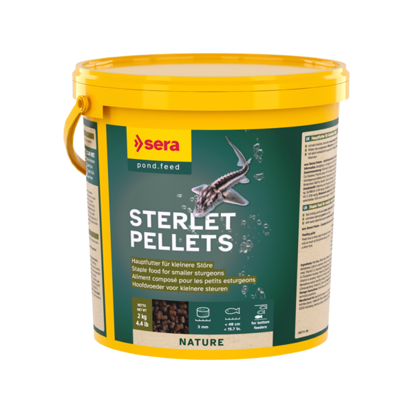 Bassin de jardin : SERA pond esturgeons perlets 3.8L (2KG), Nourriture Serapond
