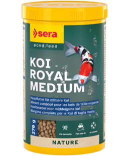 Bassin de jardin : Sera Koi Royal medium 1L (270g), Nourriture Serapond