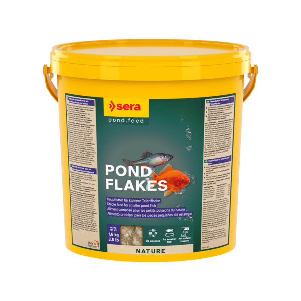 Bassin de jardin : Sera Pond Flakes 10l (1.6kG), Nourriture Serapond