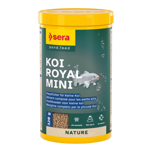 Bassin de jardin : Sera Koi Royal mini 1L (320g), Nourriture Serapond