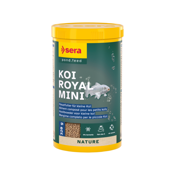 Bassin de jardin : Sera Koi Royal mini 1L (320g), Nourriture Serapond