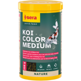 Bassin de jardin : SERA KOI COLOR Medium 1L (350g), Nourriture Serapond