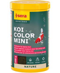 Bassin de jardin : sera Koi Color Mini 1L (390g), Nourriture Serapond