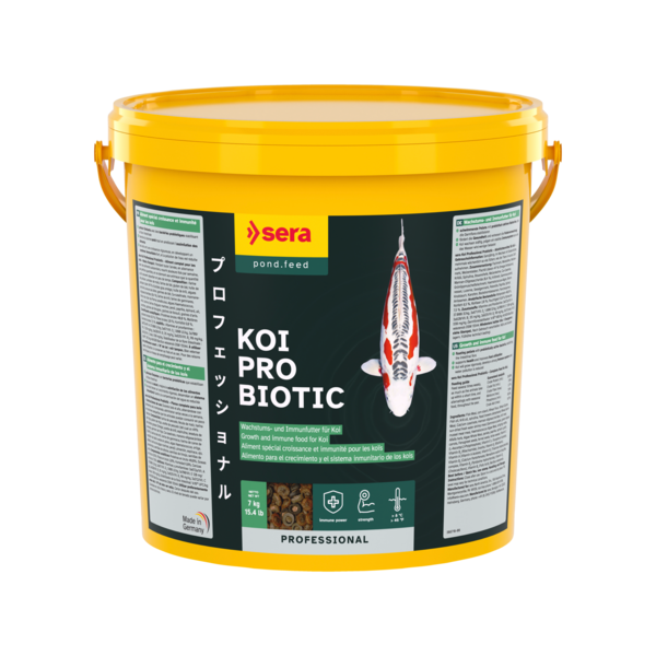Bassin de jardin : sera Koi All Seasons Probiotic 7KG, Nourriture Serapond