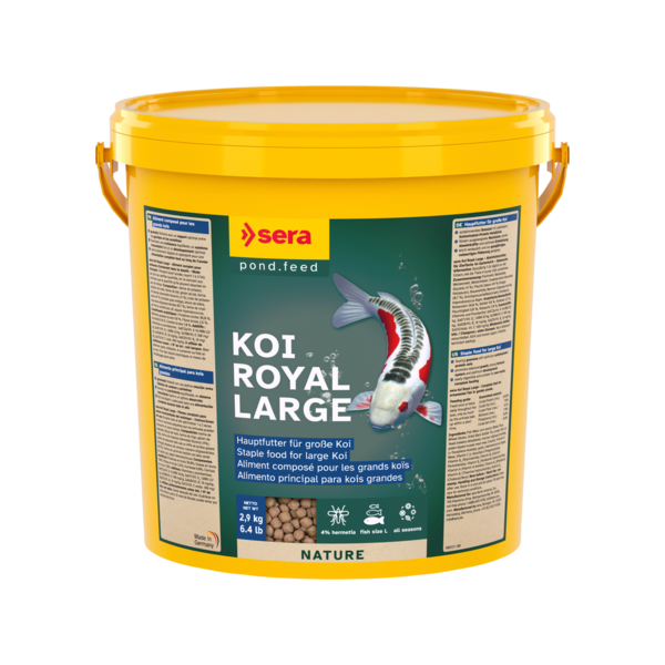 Bassin de jardin : KOI ROYAL LARGE 10L (2.9 KG), Nourriture Serapond