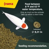 Bassin de jardin : SERA KOI Professional printemps/ automne 7KG, Nourriture Serapond