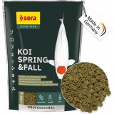 Bassin de jardin : SERA KOI Professional printemps/ automne 2.2KG, Nourriture Serapond