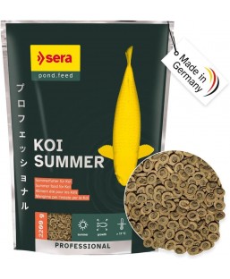 Bassin de jardin : SERA KOI Professional été 2.2KG, Nourriture Serapond