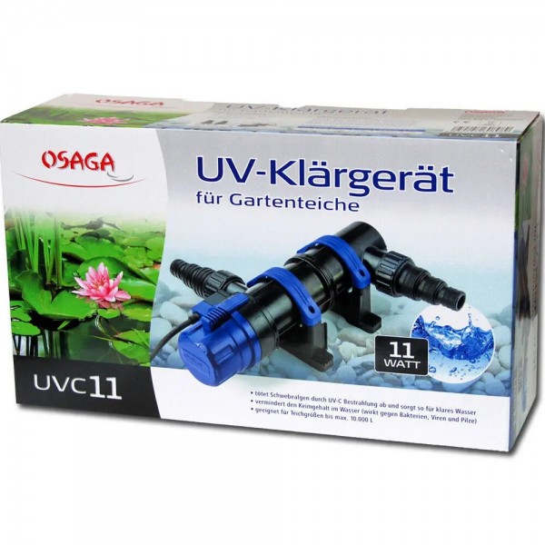 Bassin de jardin : Osaga 11 Watt UVC, UV pour bassin de 0 à 30 W