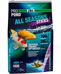 Bassin de jardin : PROPOND ALL SEASONS STICKS M 2.2kg, Nourriture JBL