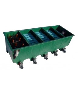 Bassin de jardin : Filtre EDOUNA 5 Upflow MODE POMPAGE (couvercles-bactérial house), Filtre Aquaworld