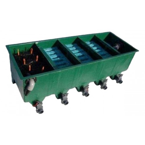 Bassin de jardin : Filtre EDOUNA 5 Upflow MODE POMPAGE (couvercles-bactérial house), Filtre Aquaworld