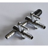 Bassin de jardin : Répartiteur 2 voies en inox, Raccords tuyaux pompe à air