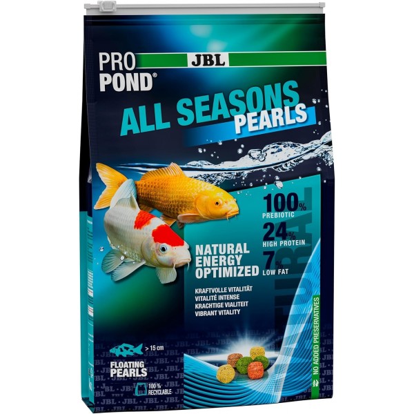 Bassin de jardin : PROPOND ALL SEASONS PEARLS M 2.2kg, Nourriture JBL