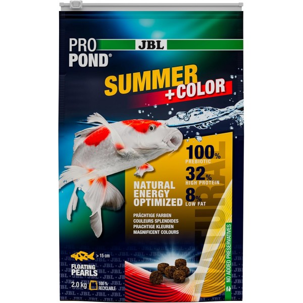 Bassin de jardin : PROPOND Summer+Color 2,0kg, Nourriture JBL