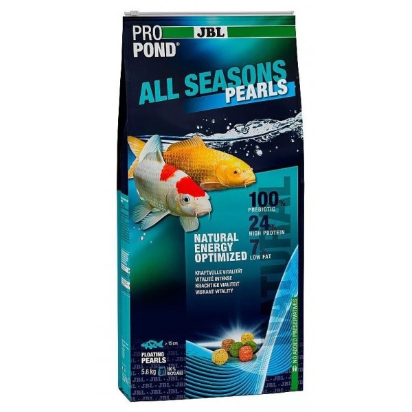 Bassin de jardin : JBL PROPOND ALL SEASONS PEARLS M 5.8 KG, Nourriture JBL