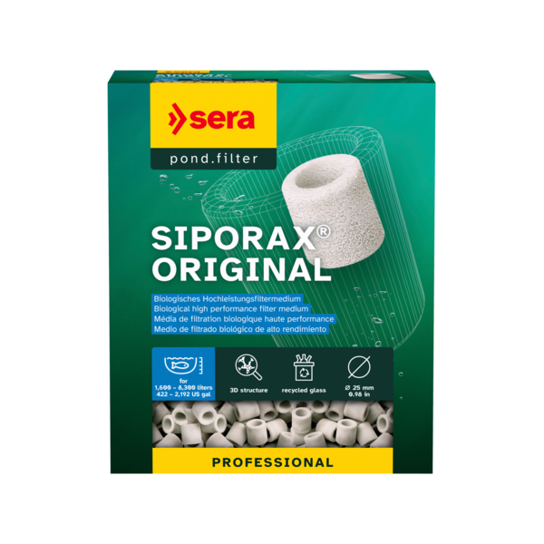 Bassin de jardin : POND Siporax ORIGINAL diamètre 25 (10L), Support biologique