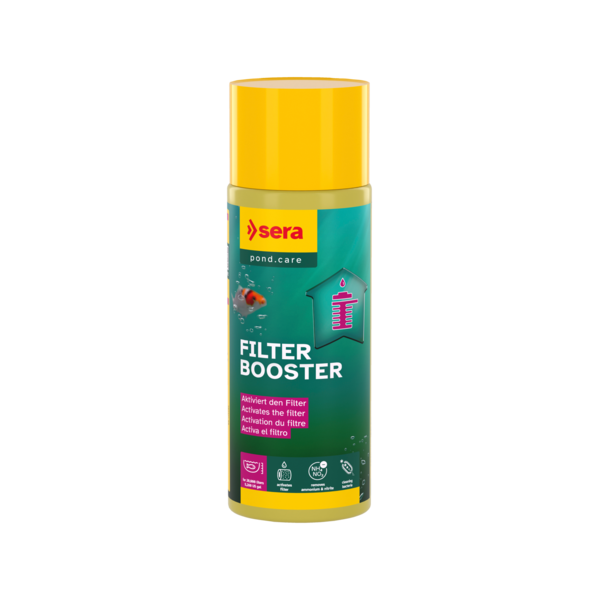 Bassin de jardin : SERA POND FILTER BOOSTER 500ML (20000L), Traitement Sera