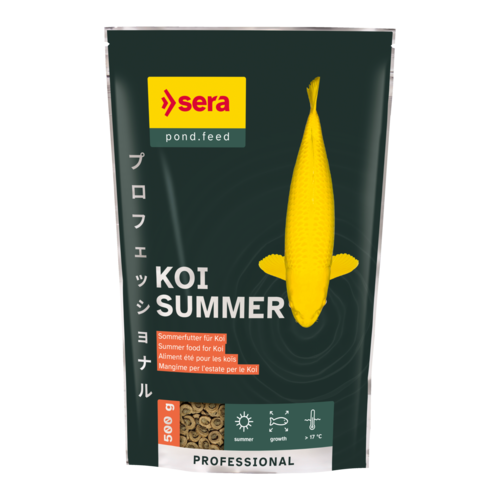 Bassin de jardin : SERA KOI Professional été 500G, Nourriture Serapond