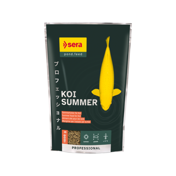 Bassin de jardin : SERA KOI Professional été 1KG, Nourriture Serapond