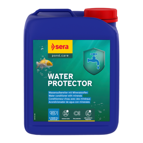 Bassin de jardin : SERA KOI WATER PROTECTOR 5L (100m3), Traitement Sera