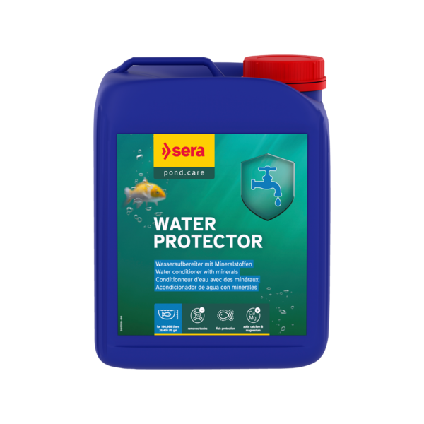 Bassin de jardin : SERA KOI WATER PROTECTOR 5L (100m3), Traitement Sera