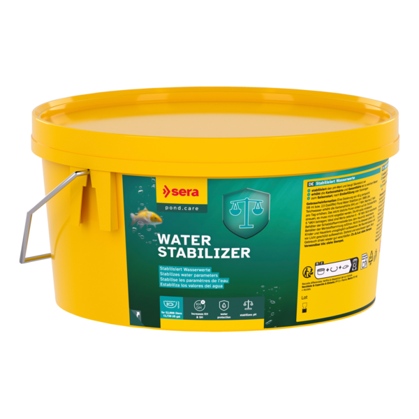 Bassin de jardin : WATER STABILIZER Bio balance 2.5 kg (50.000L), Traitement Sera