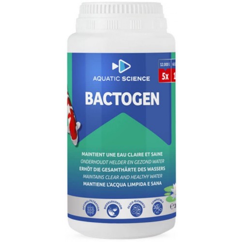 Bassin de jardin : Bactogen 12000, Traitement Aquatic Science