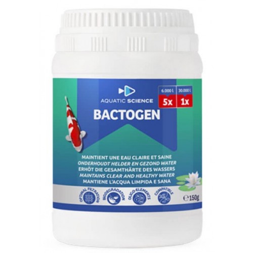 Bassin de jardin : Bactogen 6000, Traitement Aquatic Science