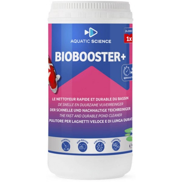 Bassin de jardin : Biobooster+ 24000, Traitement Aquatic Science Bassin de jardin : Biobooster+ 24000, Traitement Aquatic Science