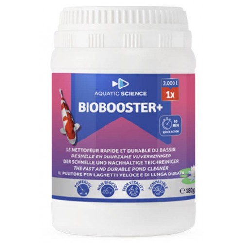 Bassin de jardin : Biobooster+ 3000, Traitement Aquatic Science Bassin de jardin : Biobooster+ 3000, Traitement Aquatic Science