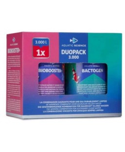 Bassin de jardin : DUO PACK BIOBOOSTER 3000 + BACTOGEN 6000, Traitement Aquatic Science
