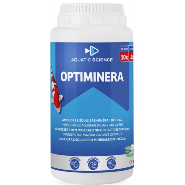 Bassin de jardin : OPTIMINERA 10000, Traitement Aquatic Science