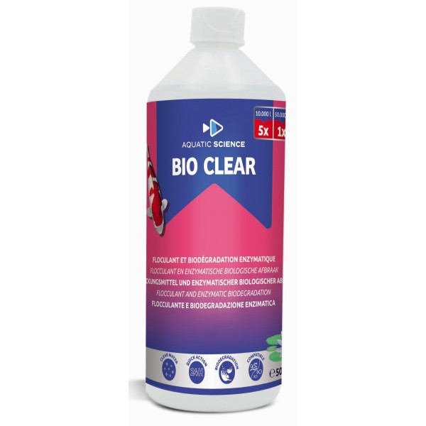 Bassin de jardin : BIO-CLEAR eaux troubles 500ml, Traitement Aquatic Science Bassin de jardin : BIO-CLEAR eaux troubles 500ml, Traitement Aquatic Science