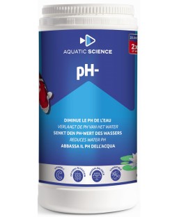 Bassin de jardin : NEO PH- 1Kg Aquatic Science (-1à2 20000L), Optimiser paramètre de l'eau