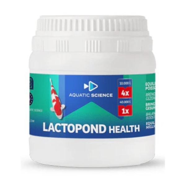 Bassin de jardin : BACTÉRIES LACTIQUES LACTOPOND HEALTH 80g (7x11m3), Traitements Aquatic Science Bassin de jardin : BACTÉRIES LACTIQUES LACTOPOND HEALTH 80g (7x11m3), Traitements Aquatic Science
